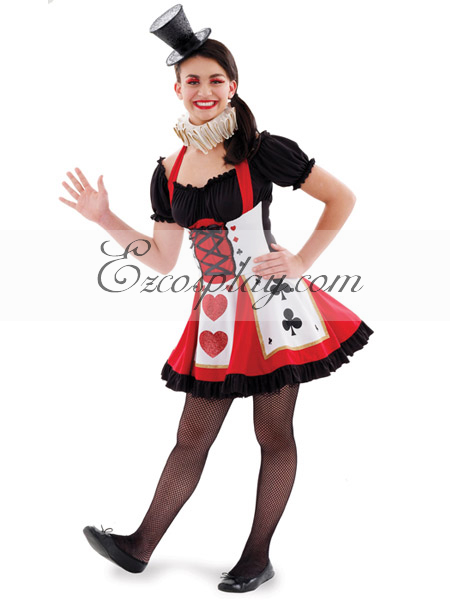 ITL Manufacturing Alice in Wonderland Pretty Playing Card Teen Cosplay Costume