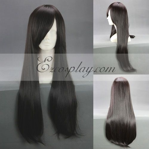 ITL Manufacturing Final Fantasy Type-0 Queen Black Cosplay Wig-312A