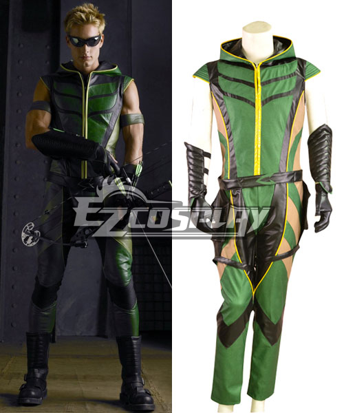 ITL Manufacturing Green Arrow Leather Cosplay Costume