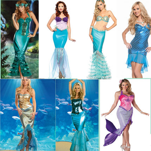 ITL Manufacturing Halloween Sexy Mermaid Cosplay Costume