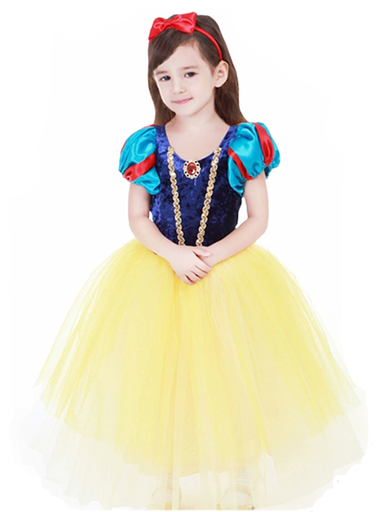 ITL Manufacturing Halloween Kids Costume Snow White Cosplay Costume