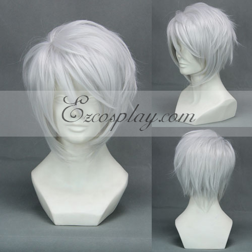 ITL Manufacturing Hiiro no Kakera Komura Yuuichi White Cosplay Wig-299A