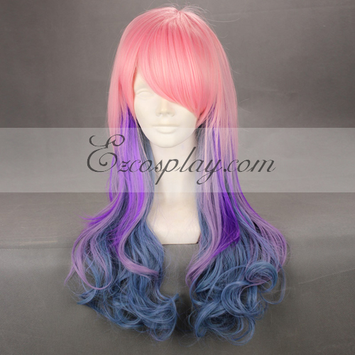 ITL Manufacturing Japan Harajuku  Series Pink&Purple&Blue Cosplay Wig-RL003