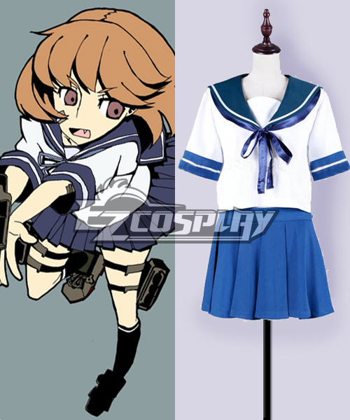 ITL Manufacturing Kantai Collection Oboro Sailor Uniform Cosplay Costume