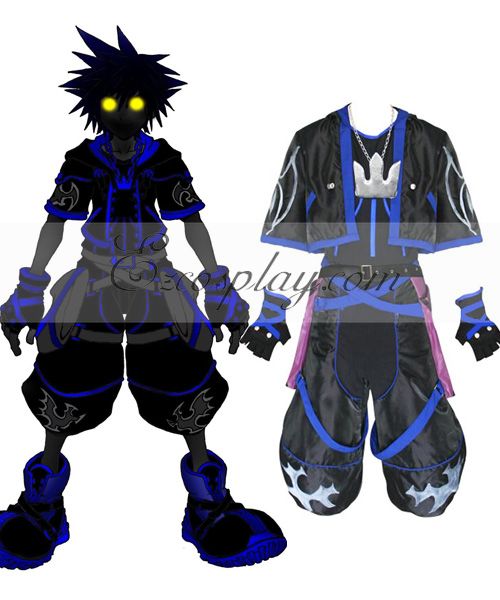 ITL Manufacturing Kingdom Hearts 2 Anti Sora Cosplay Costume Only Jacket