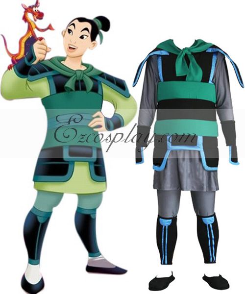 ITL Manufacturing Kingdom Hearts 2 Mulan Cosplay Costume  EKH0014