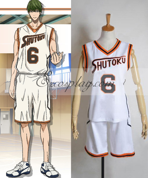 ITL Manufacturing Kuroko's Basketball SHUTOKU 6 Midorima Shintaro Cosplay Costume
