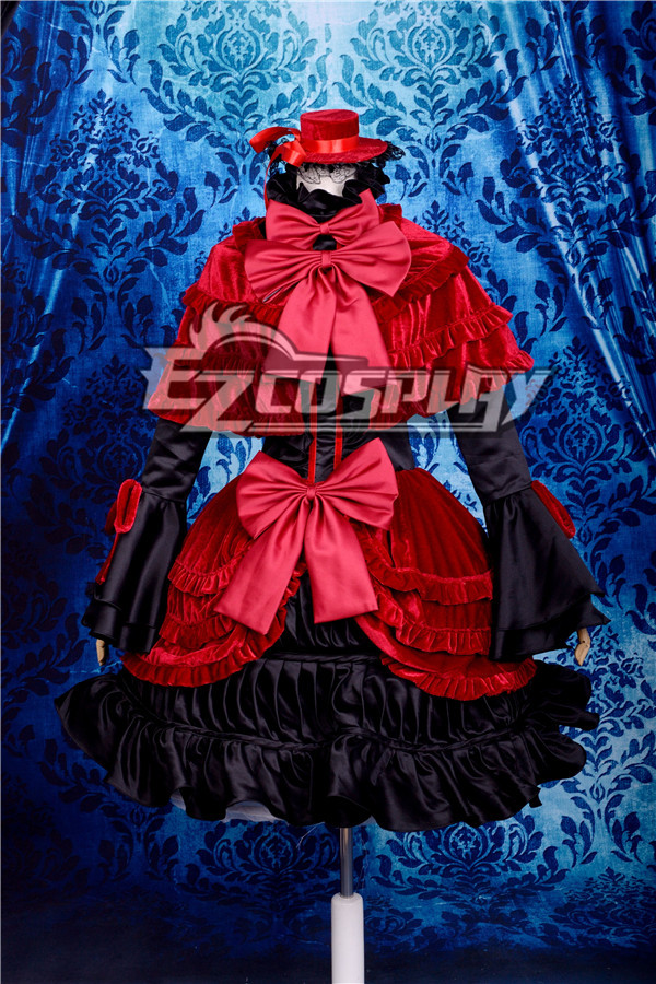 ITL Manufacturing Kushina Gothic Loli Anna Lolita Cosplay Costume-Y541