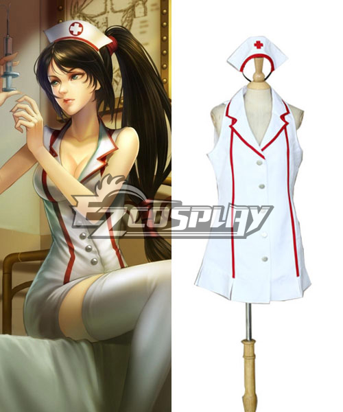 ITL Manufacturing League of Legends Nurse Akali Cosplay Costume