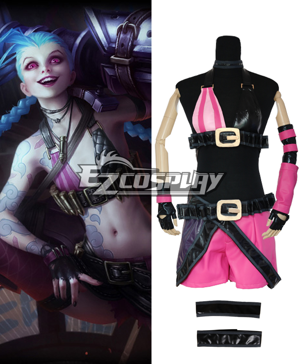 ITL Manufacturing League Of Legends LOL JINX The Loose Cannon Cosplay Costume