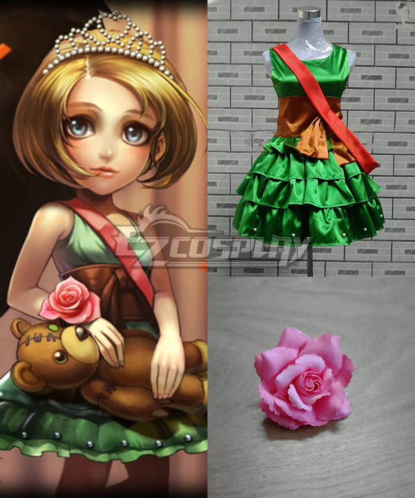 ITL Manufacturing League of Legends LOL Annie The Dark Child Prom Princess Cosplay Costume