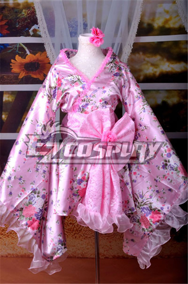 ITL Manufacturing Lolita pink Improvement and Dress suit Cosplay Anime  Costume-Y532