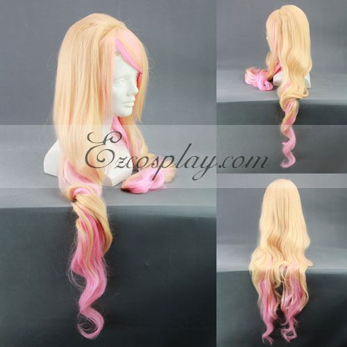 ITL Manufacturing Macross Frionter Sherly Nome Yellow&Pink Cosplay Wig-037M