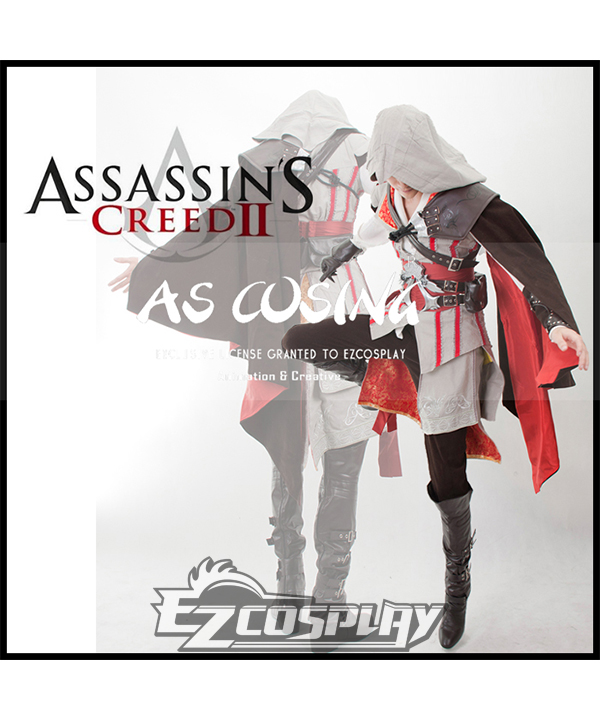 ITL Manufacturing Assassin's Creed II Ezio Cosplay Costume New Arrival