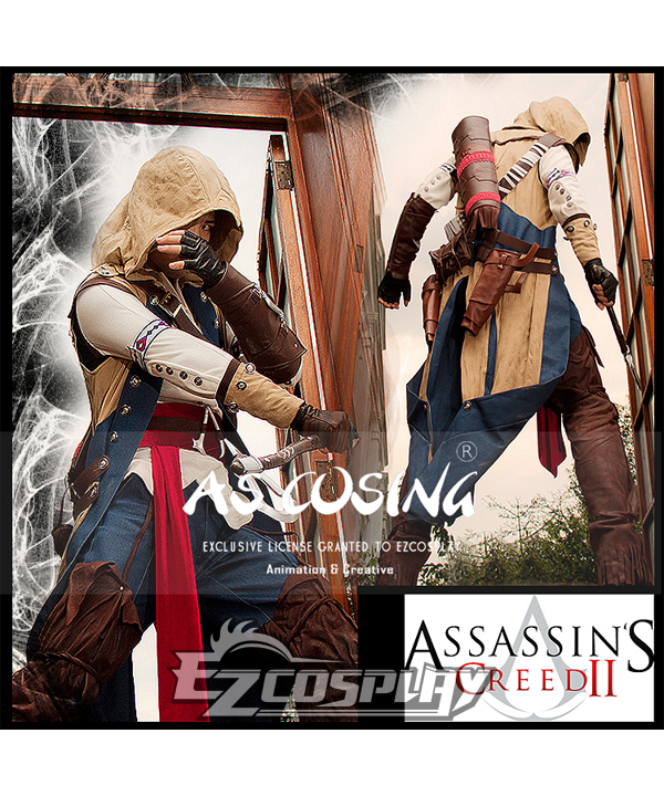 ITL Manufacturing Assassin's Creed III Connor Render Cosplay Costume New Arrival