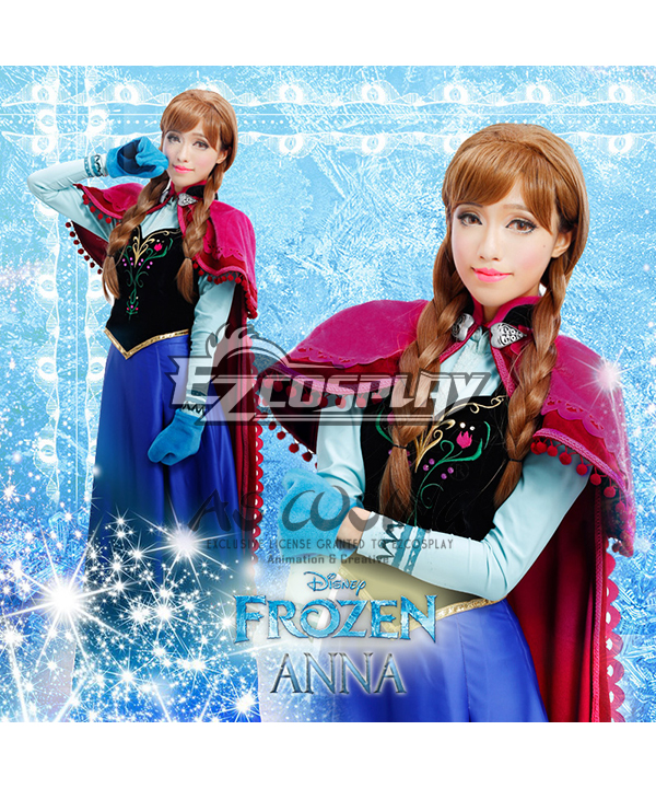 ITL Manufacturing Disney Frozen Anna Dress Cosplay Costume