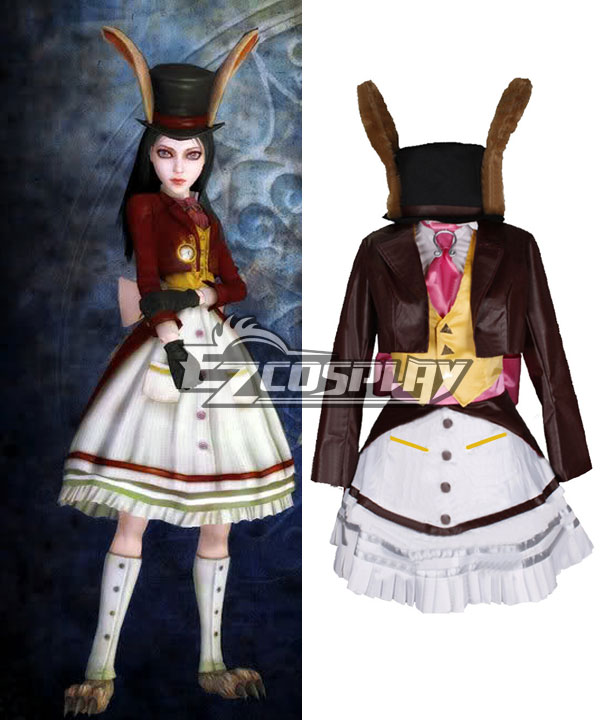 ITL Manufacturing Alice: Madness Returns Alice Lucky Rabbit Utimate Cosplay Costume