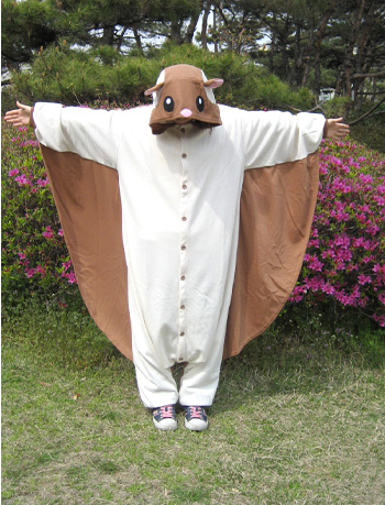ITL Manufacturing Flying Squirrel Kigurumi Costume Pajamas EKP0006