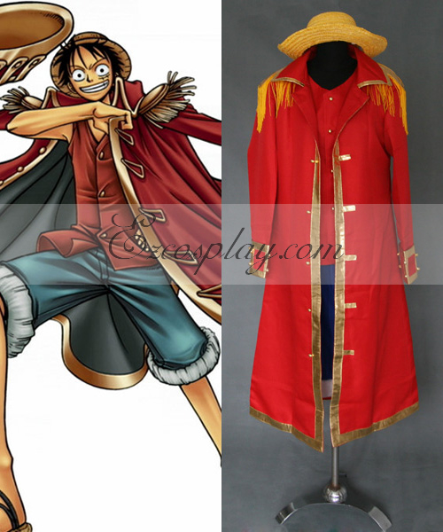 ITL Manufacturing One Piece Luffy Captain Cosplay Set