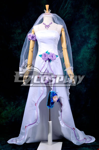 ITL Manufacturing Macross Frontier Sheryl Wedding Dress Cosplay Costume Deluxe-P1