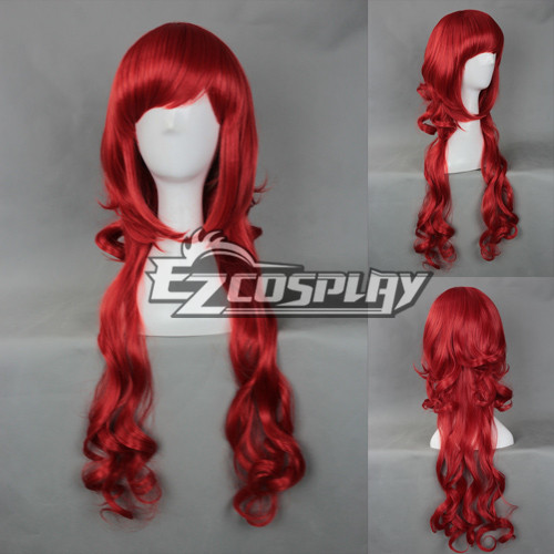 ITL Manufacturing Japan Harajuku Series Red  Curly Cosplay Wig-RL044D