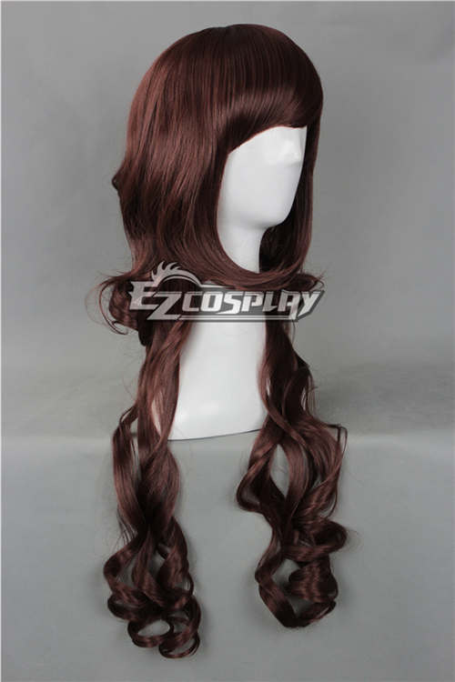 ITL Manufacturing Japan Harajuku Series brown  curly Cosplay Wig-RL044E