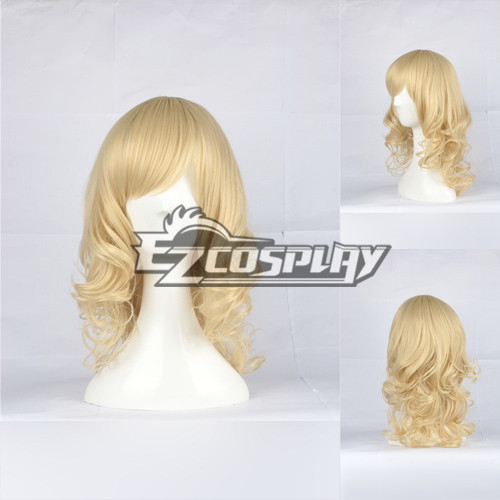 ITL Manufacturing Japan Harajuku Series Light Gold  Curly Cosplay Wig-RL045