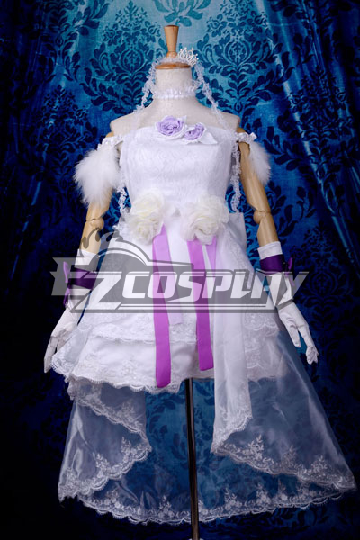 ITL Manufacturing Ruler Vocaloid Muki White Dress Cosplay Costume
