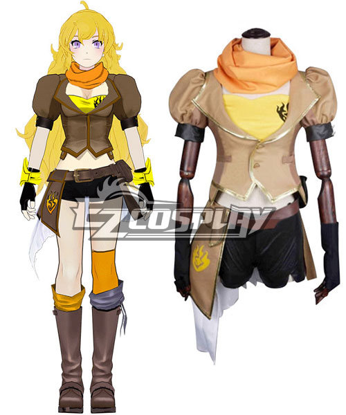 ITL Manufacturing RWBY Yellow Yang Xiao Long Cosplay CostumeSpecial Sale