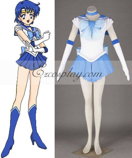 ITL Manufacturing Sailor moon Ami Mizuno (Sailor Mercury) Cosplay Costume