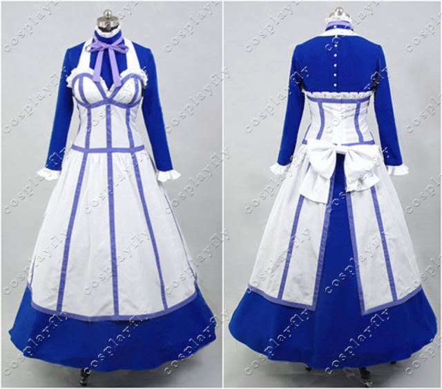ITL Manufacturing Black Butler 2  Hanna maid Dress Cosplay Costume