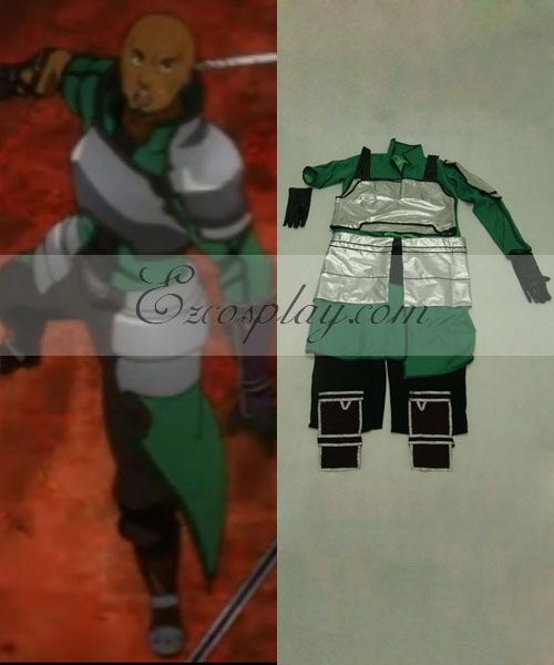 ITL Manufacturing Sword Art Online Agil Green Cosplay Costume