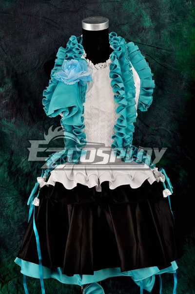 ITL Manufacturing Vocalogenesis Blue Gorgeous Dress Lolita Cosplay Costume