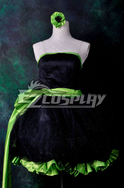ITL Manufacturing Black Dress (2) Lolita Cosplay Costume