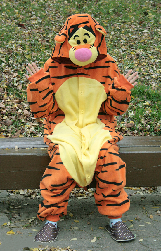 ITL Manufacturing Tigger Kigurumi Costume Pajamas EKP0032