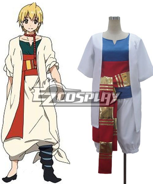 ITL Manufacturing The Labyrinth of Magic Magi Alibaba Saluja Cosplay CostumeSpecial Sale