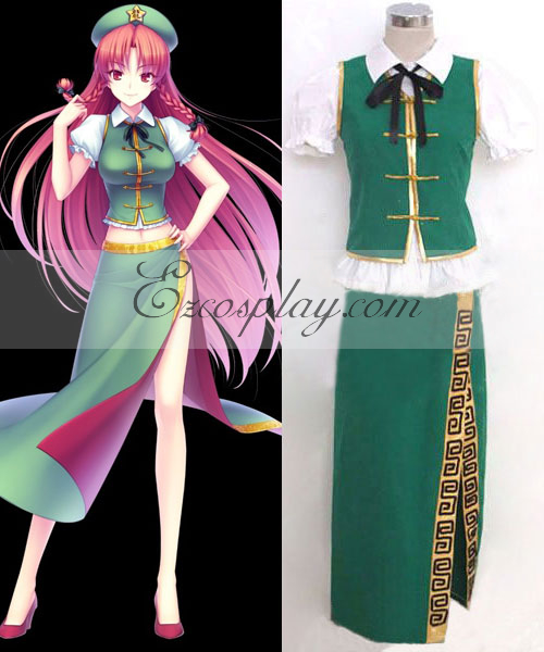 ITL Manufacturing Touhou Project Hong Meiling cosplay costume