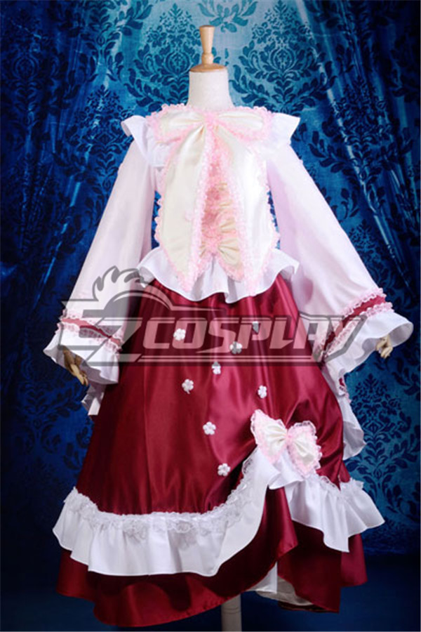 ITL Manufacturing Touhou Project Houraisan Kaguya Lolita Cosplay Anime  Costume-Y301