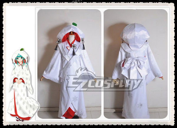 ITL Manufacturing Vocaloid 2013 Edition Snow Miku Marry Suit Cosplay Costume