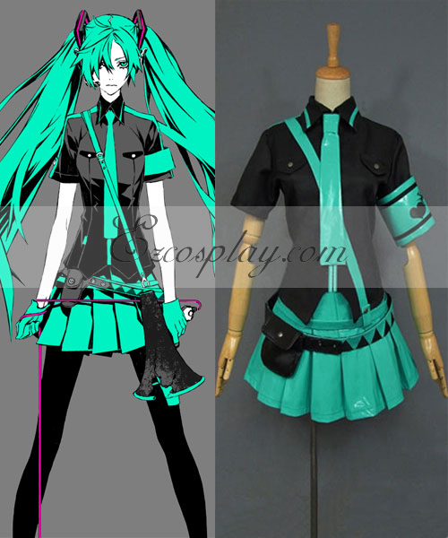 ITL Manufacturing Vocaloid 2 Love is war Miku Cosplay Costume