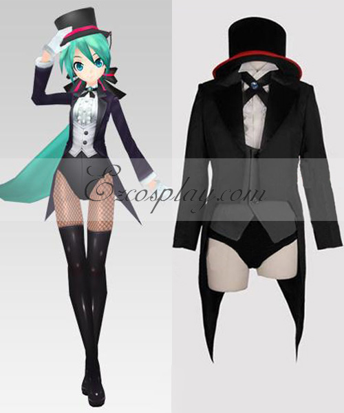 ITL Manufacturing Vocaloid 2 Project Diva Miku Magician swallowtail Cosplay Costume