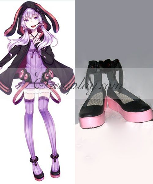 ITL Manufacturing Vocaloid 3 Yuzuki Yukari Cosplay Shoes