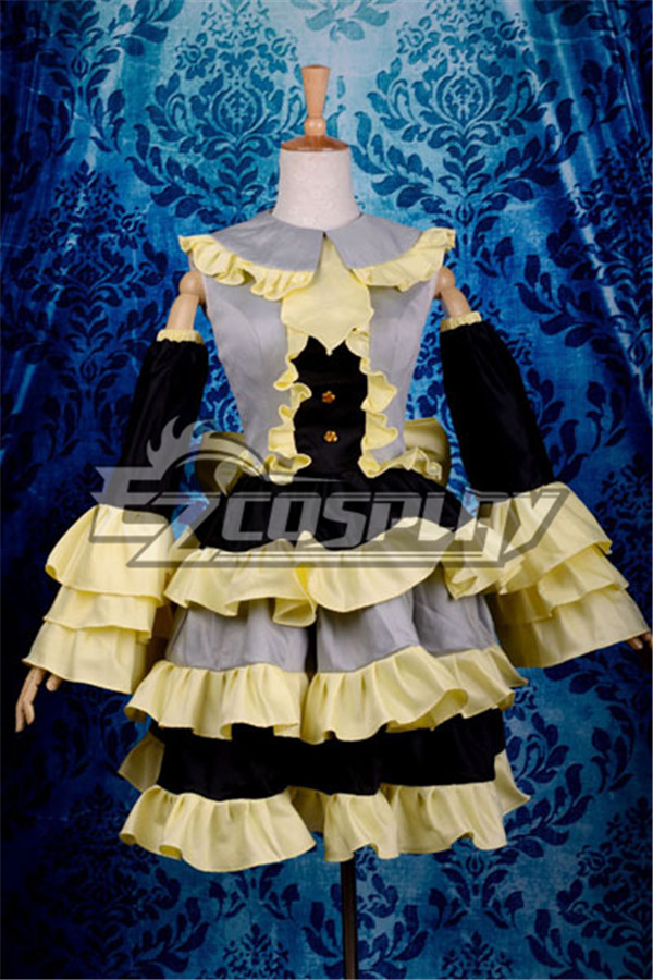ITL Manufacturing Vocaloid Kagamine Rin Lolita Cosplay Costume-Y338
