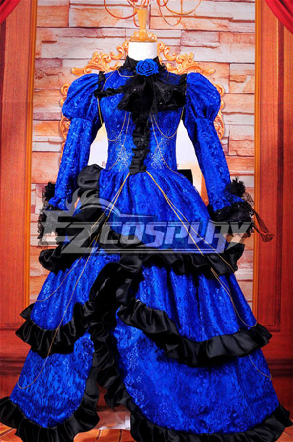 ITL Manufacturing Vocaloid Lovelessxxx Kagamine Rin Lolita Cosplay Costume-Y335