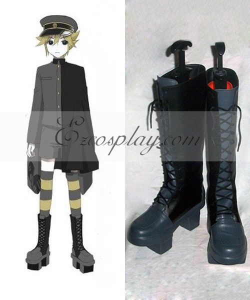 ITL Manufacturing Vocaloid Thousand Cherry Tree Kagamine Len Cosplay Shoes