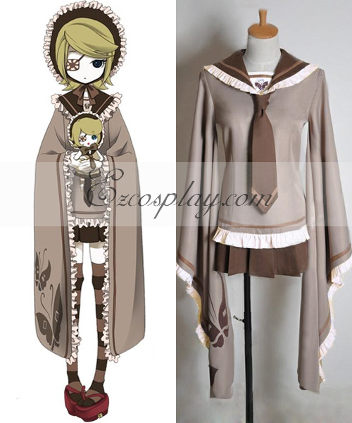 ITL Manufacturing Vocaloid Thousand Cherry Tree Kagamine Rin Cosplay Costume