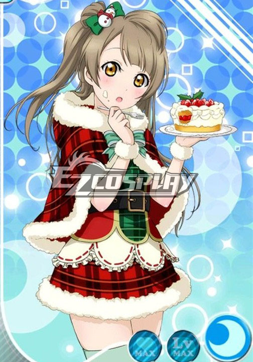 ITL Manufacturing Love Live! UR Minami Kotori Christmas Cosplay Costume