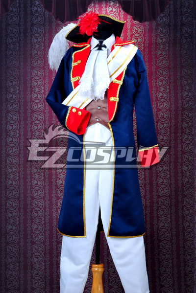 ITL Manufacturing Axis Powers Hetalia Prussia War Uniform Cosplay Costume Deluxe Version-Y203