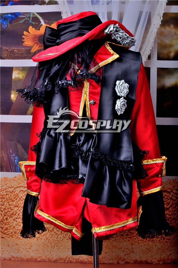ITL Manufacturing Ruler Black Bulter Ciel Cosplay Costume-Y221