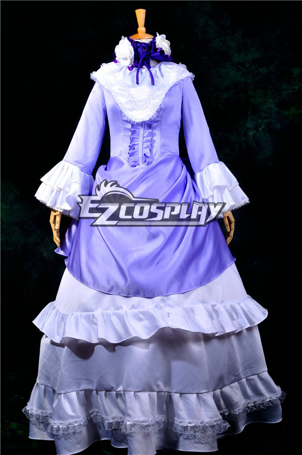 ITL Manufacturing Ruler Gosick Victorique Purple Dress Cosplay Costume-Y258